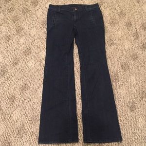 Ann Taylor Modern Fit Flat front trouser jeans